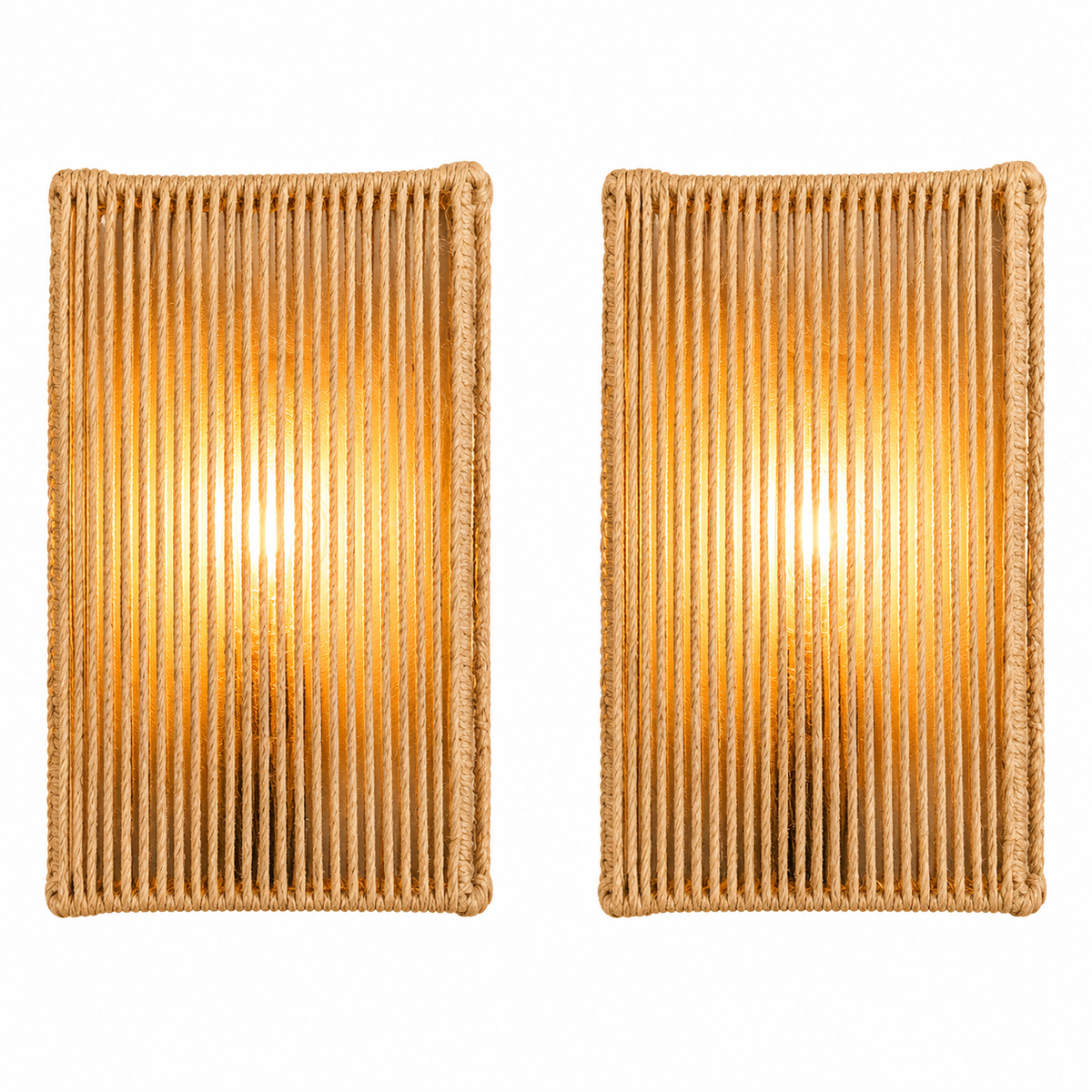 Burlap Wall Lamp 001
