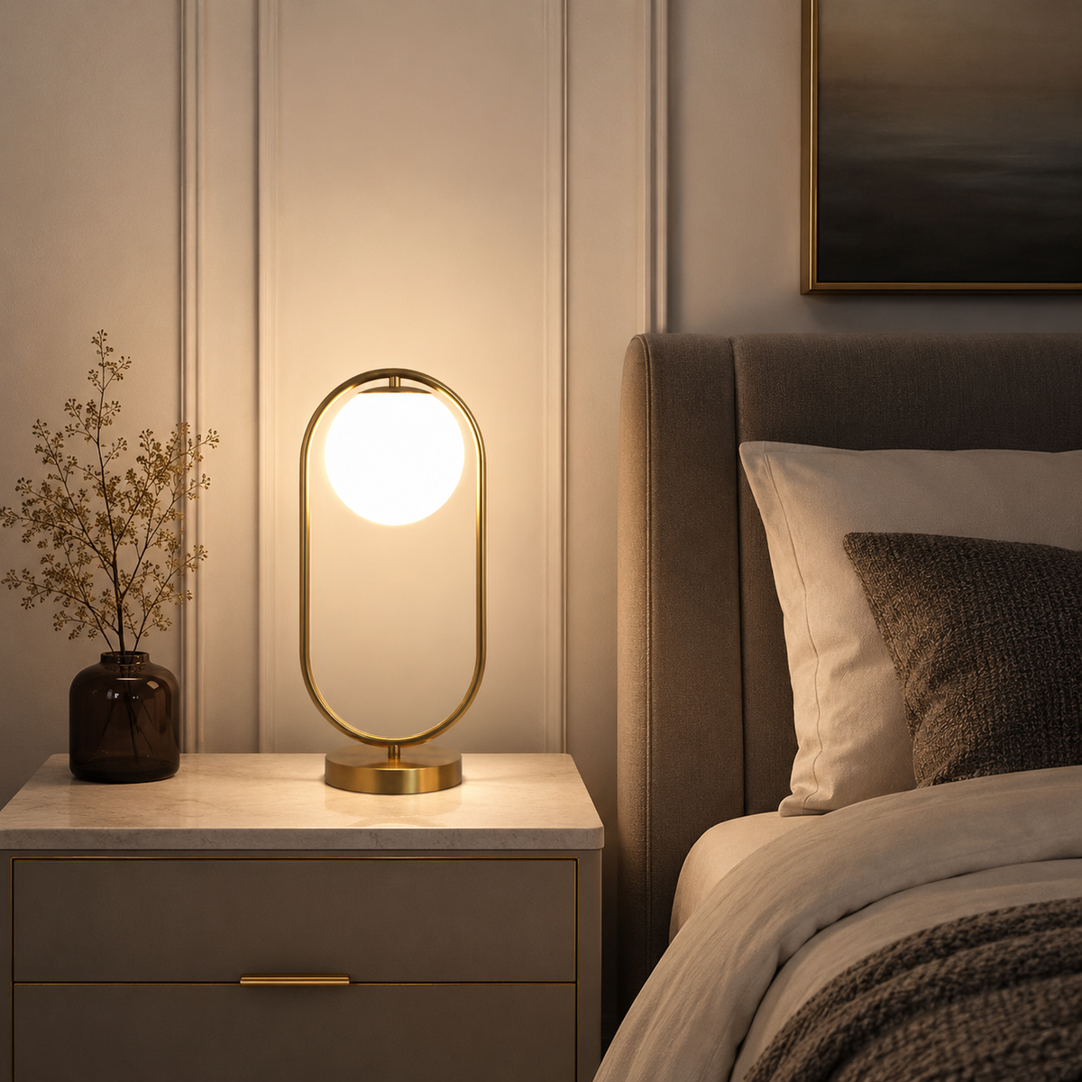 Modern Globe Table Lamp 013