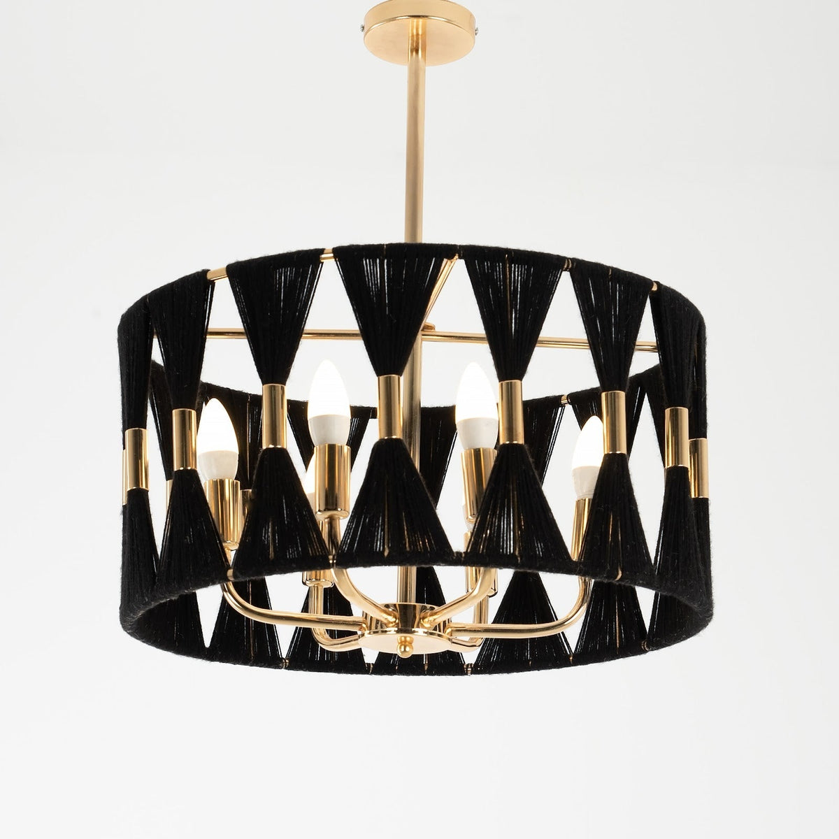 Makrami Boho Ceiling Lamp 067