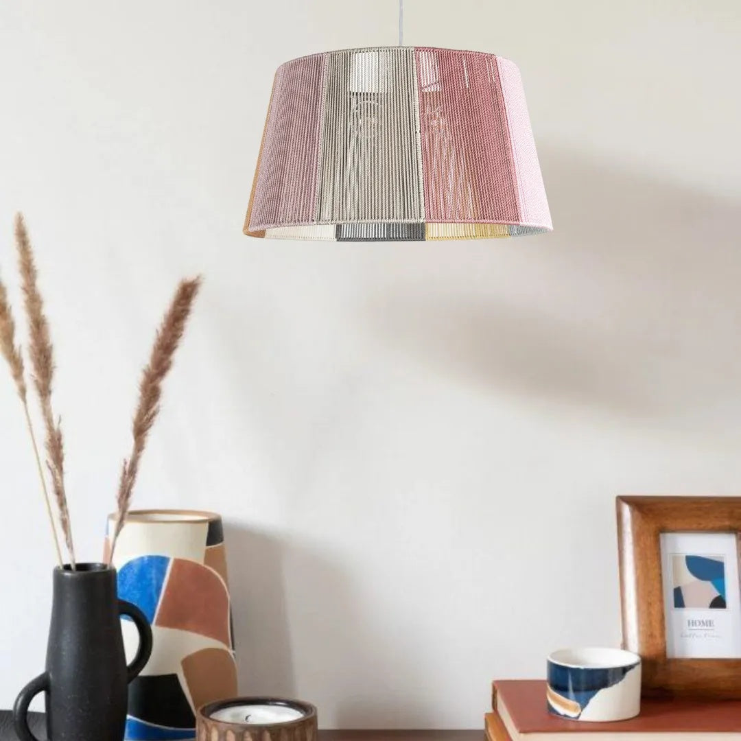 Makrami Boho Ceiling Lamp 034