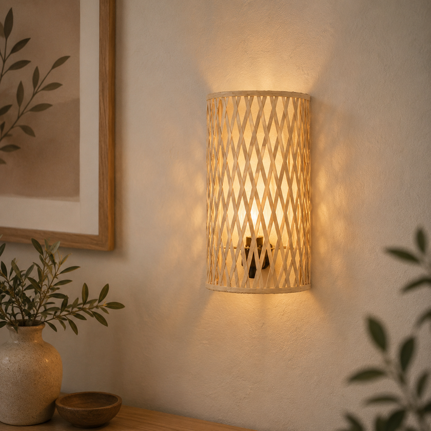 Bambo Boho Wall Lamp 010