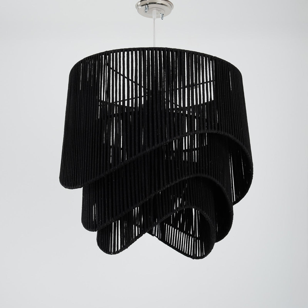 Makrami Boho Ceiling Lamp 074