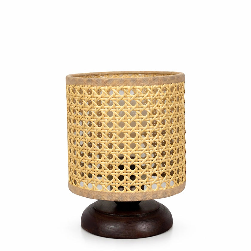 Rattan Boho Table Lamp 005