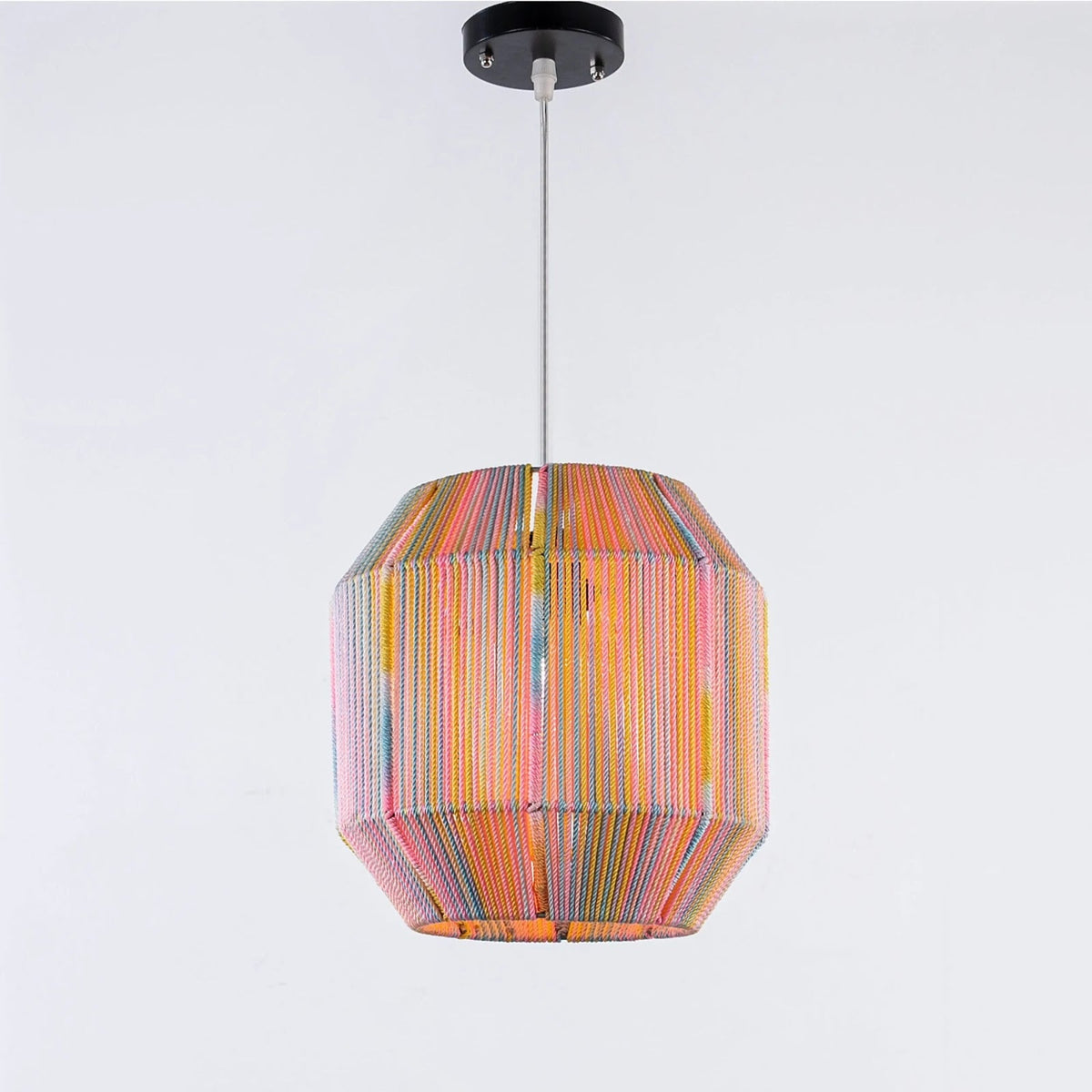Makrami Boho Ceiling Lamp 025