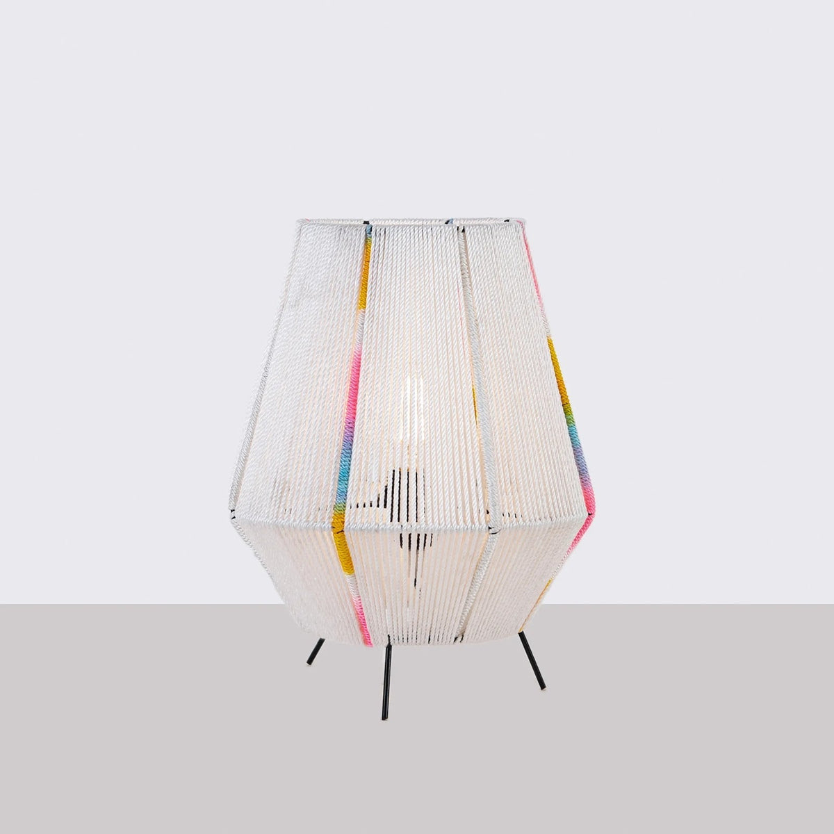 Makrami Boho Table Lamp 026