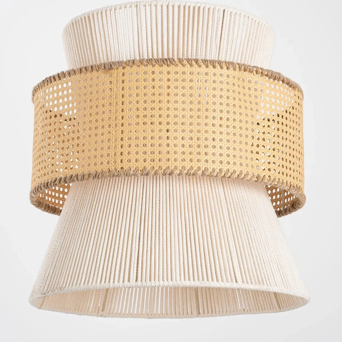 Rattan Boho Ceiling Lamp 014