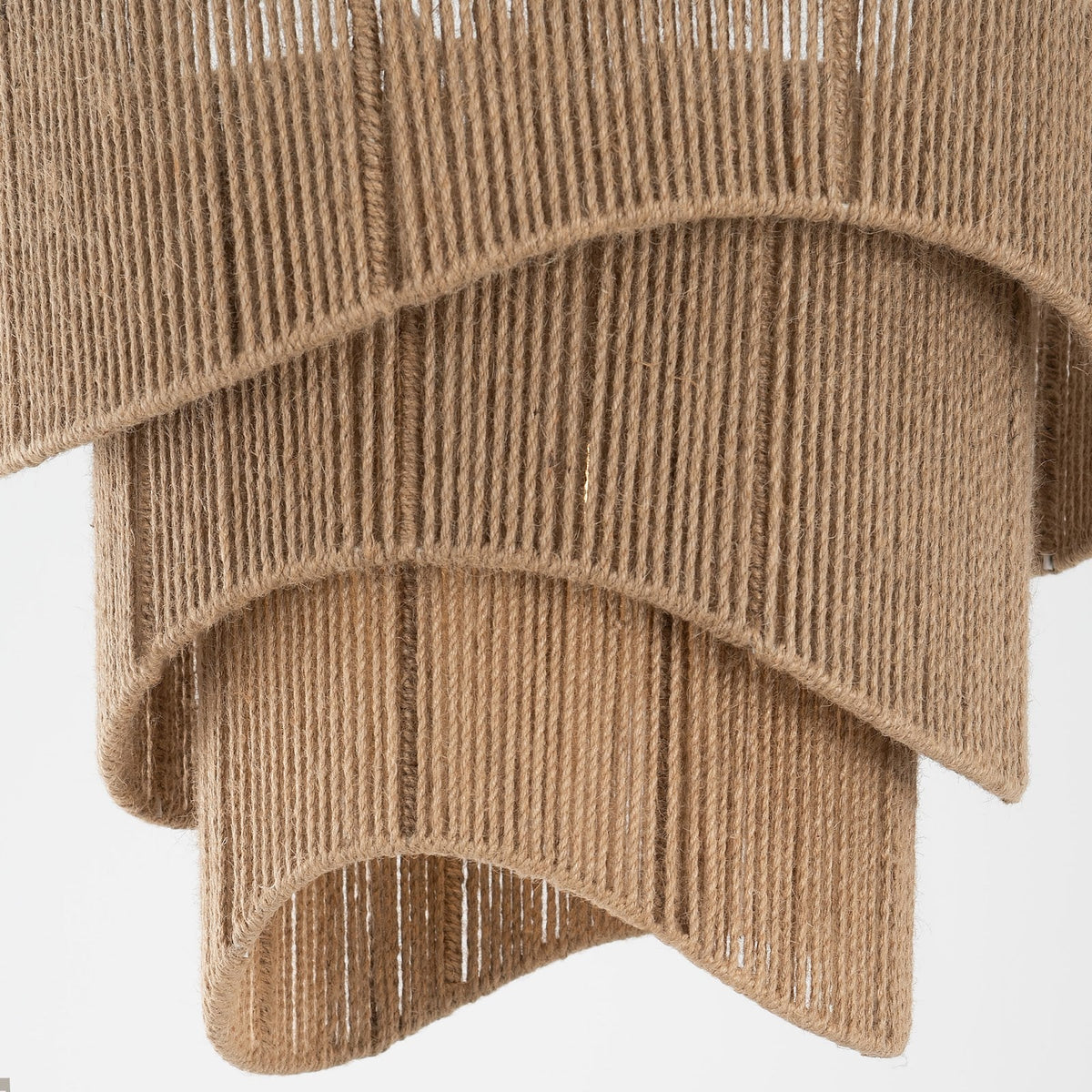 Burlap Boho Ceiling Lamp 066