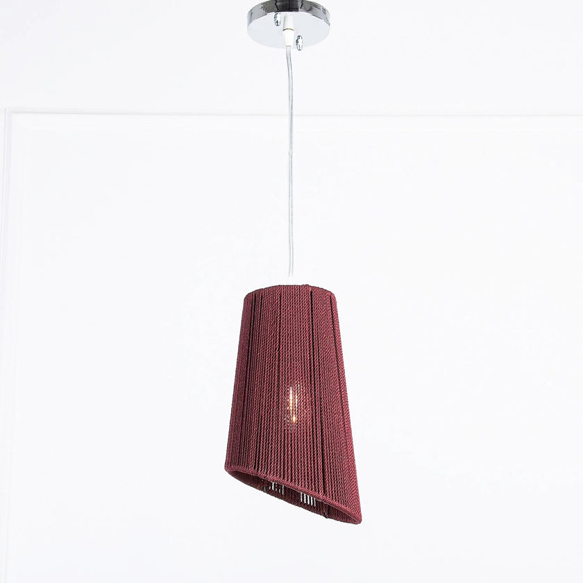 Makrami Boho Ceiling Lamp 035