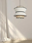 Rattan Boho Ceiling Lamp 022, handmade boho ceiling lamp – product view 1