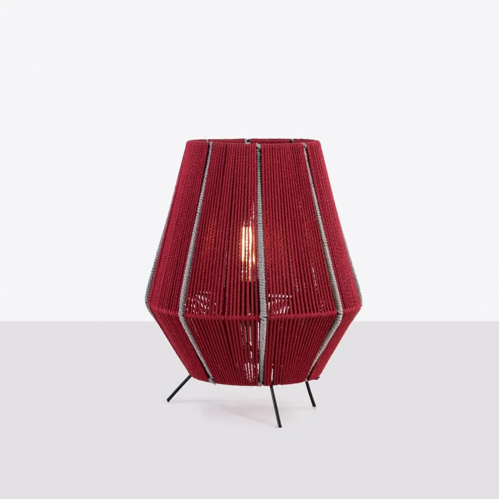 Makrami Boho Table Lamp 021