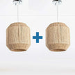 Burlap Ceiling Lamp 002
