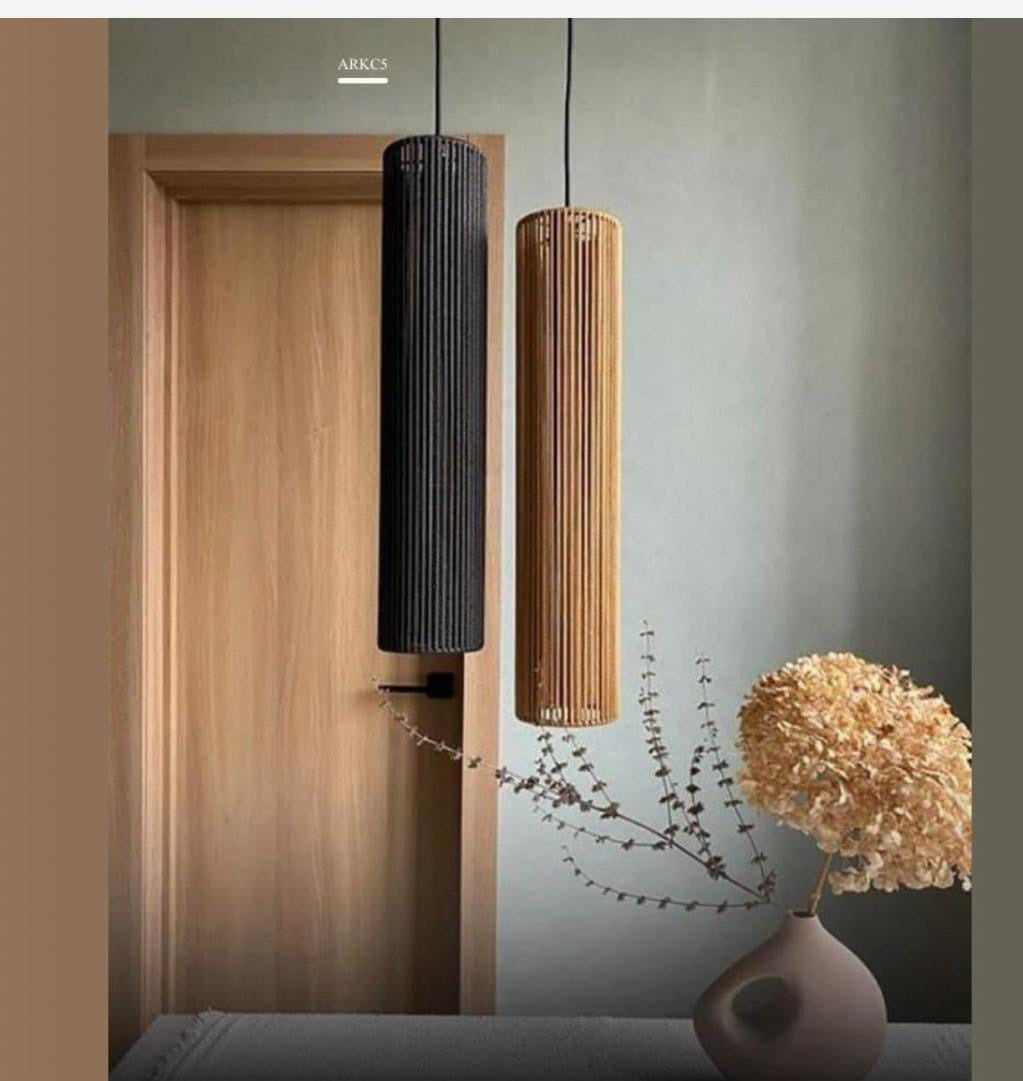 Makrami Boho Ceiling Lamp 068