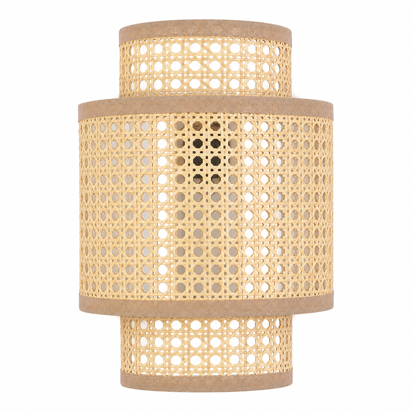 Rattan Boho Wall Lamp 011