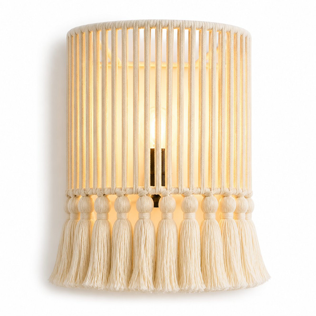 Makrami Boho Wall Lamp 001