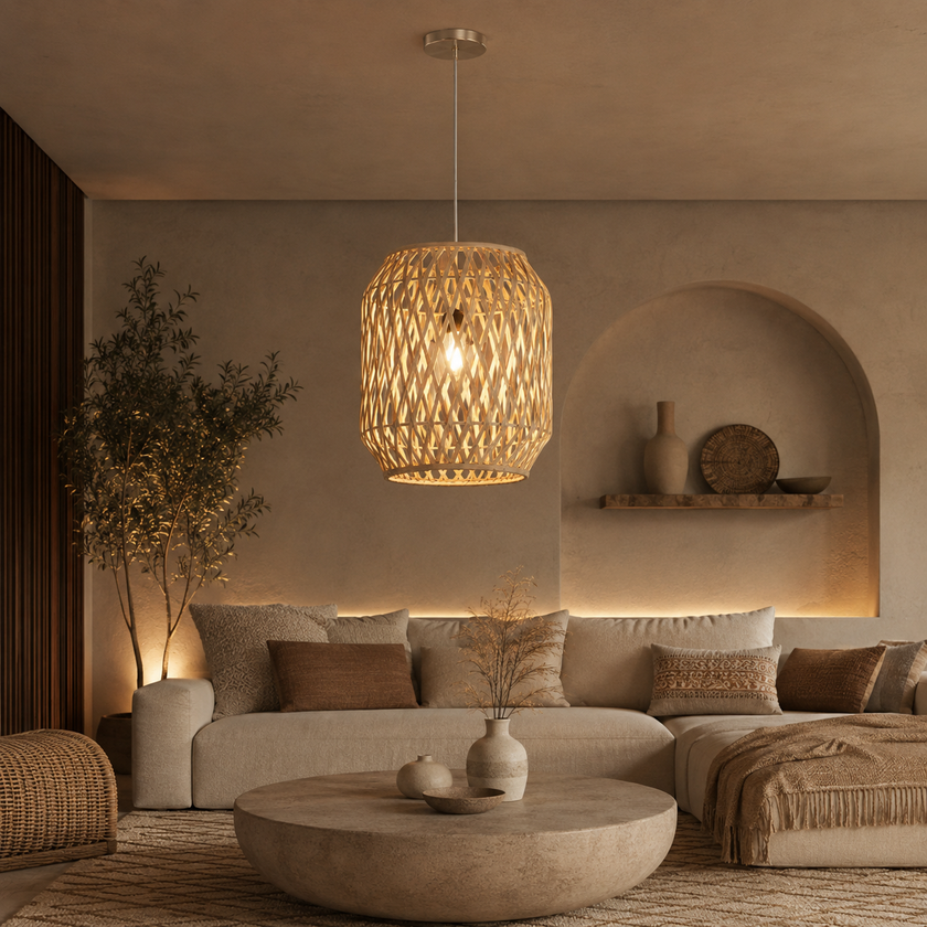 Bambo Boho Ceiling Lamp 034