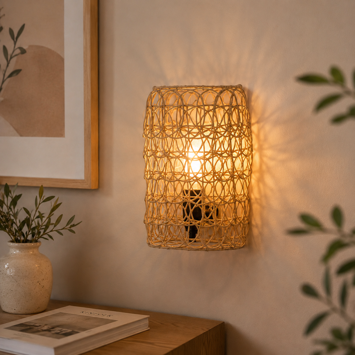 Bambo Boho Wall Lamp 011