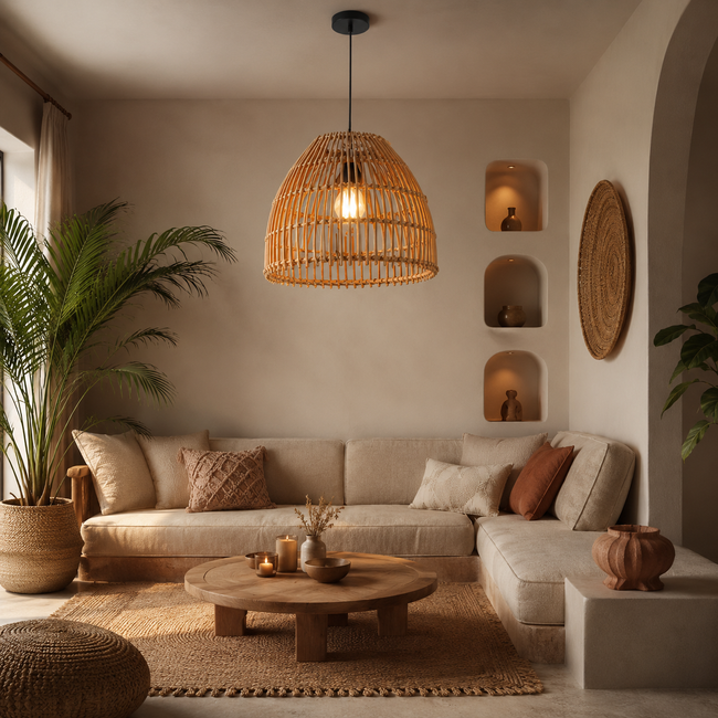 Bambo Boho Ceiling Lamp 114