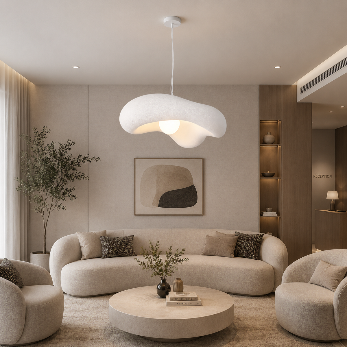 Fiberglass Ceiling Lamp 064