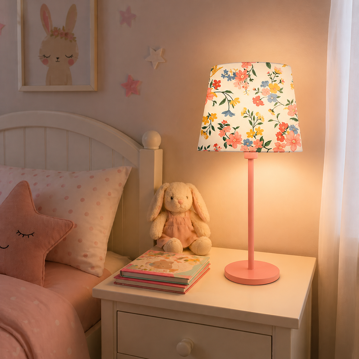 Kids Table Lamp 035, handmade kids table lamp – product view 2