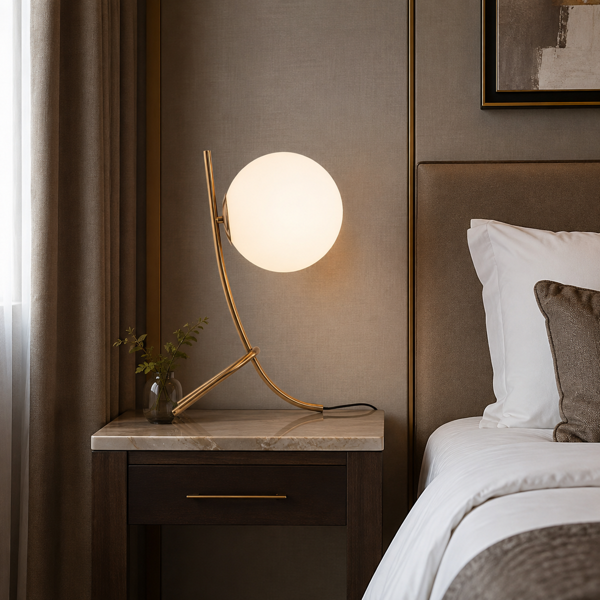 Modern Globe Table Lamp 016