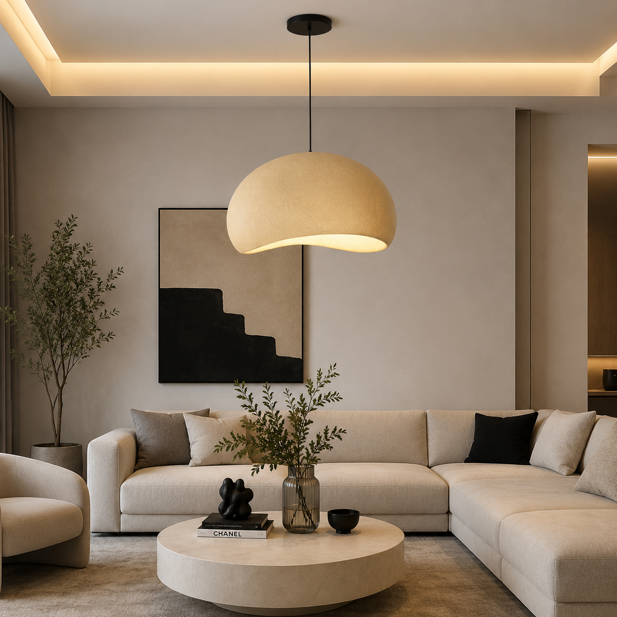Fiberglass Ceiling Lamp 054