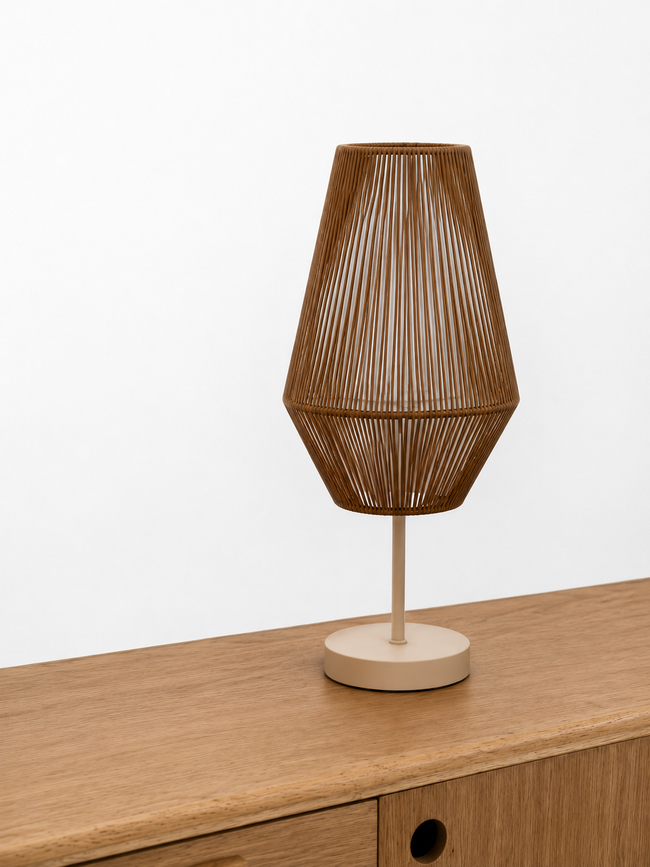 Makrami Boho Table Lamp 034