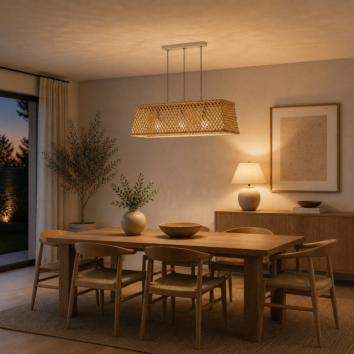 Bambo Boho Ceiling Lamp 009