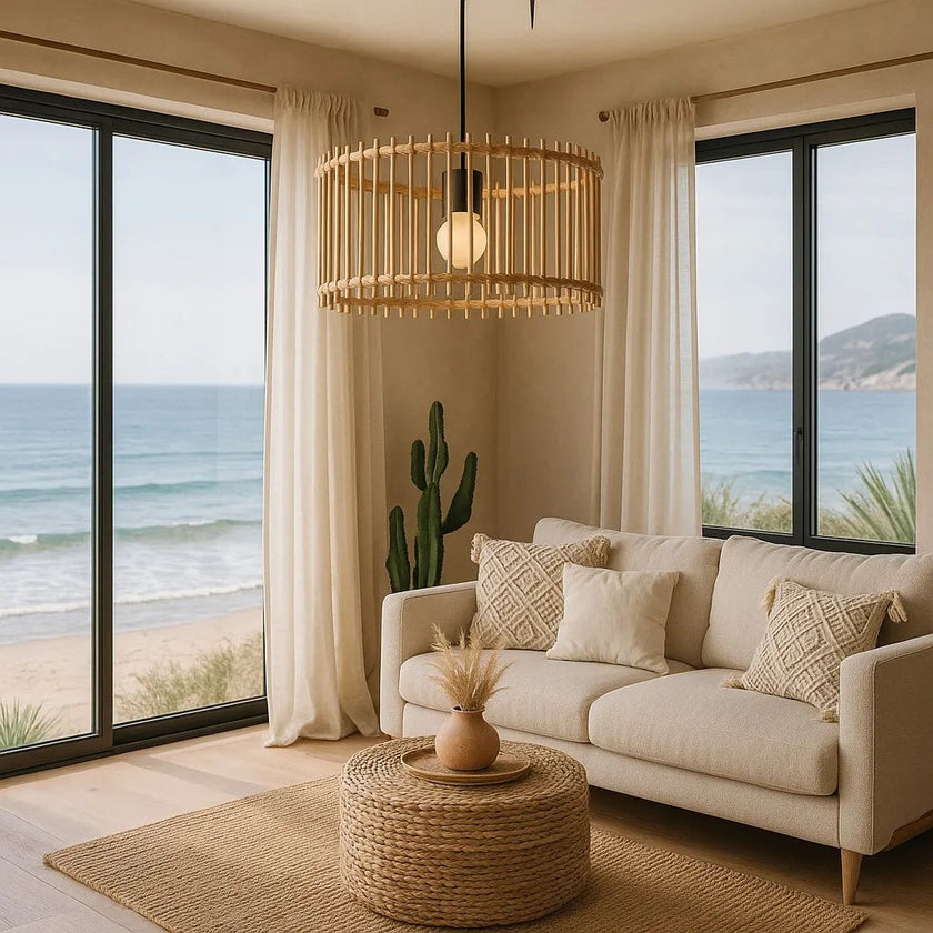 Bambo Boho Ceiling Lamp 014