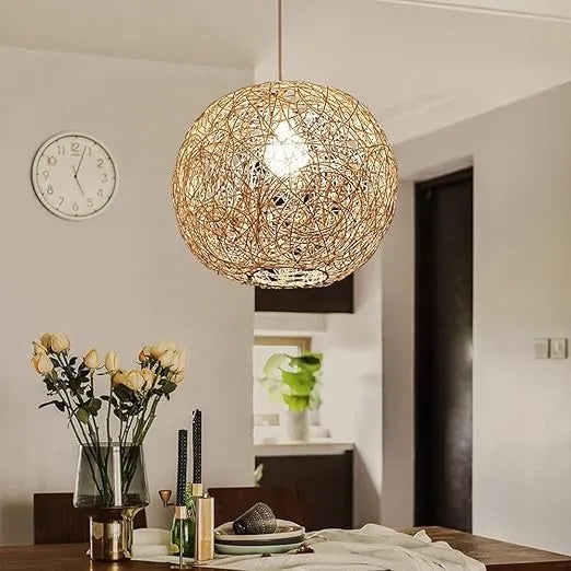 Bambo Boho Ceiling Lamp 056