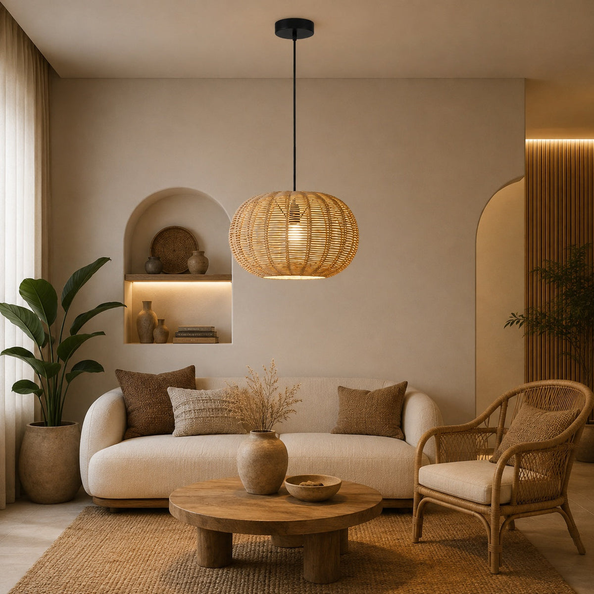 Bambo Boho Ceiling Lamp 184