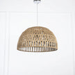 Burlap Boho Ceiling Lamp 012