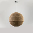 Burlap Boho Ceiling Lamp 040