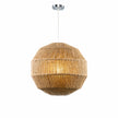 Burlap Boho Ceiling Lamp 040