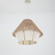 Burlap Boho Ceiling Lamp 064