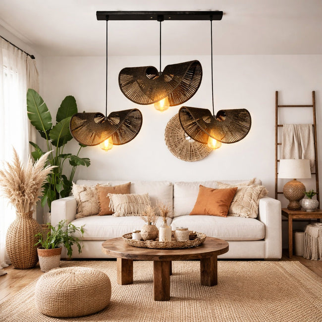 Makrami Boho Ceiling Lamp 003