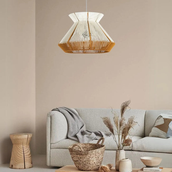 Makrami Boho Ceiling Lamp 013