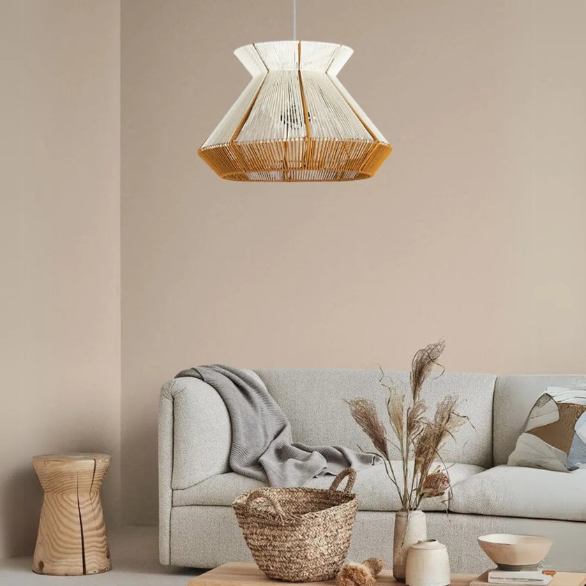 Makrami Boho Ceiling Lamp 013