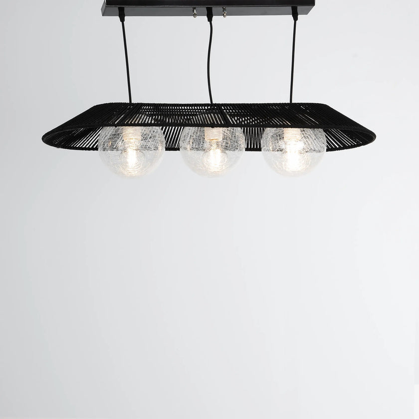 Makrami Boho Ceiling Lamp 020