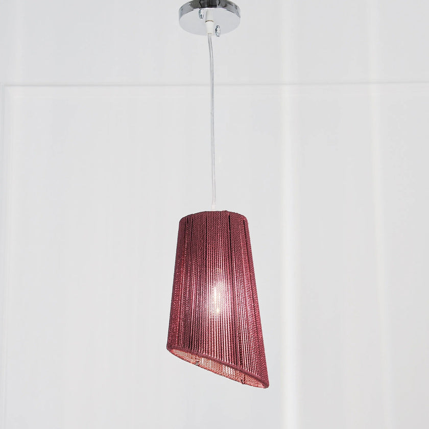 Makrami Boho Ceiling Lamp 035
