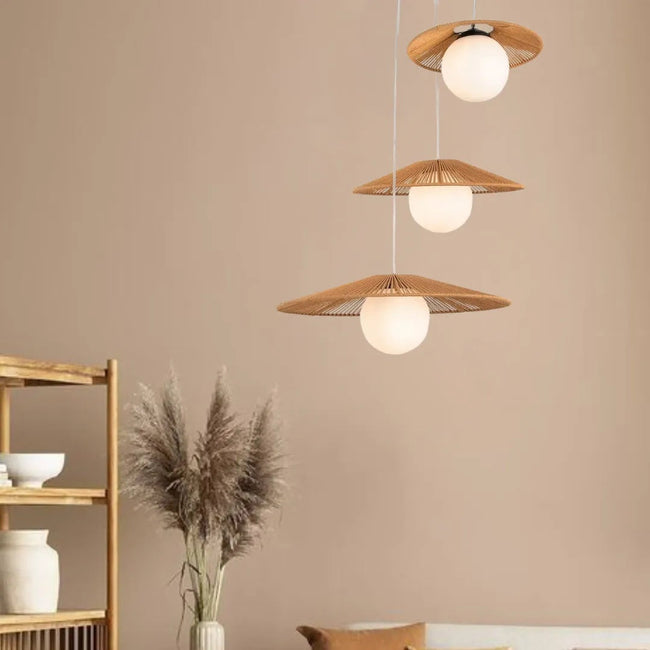 Makrami Boho Ceiling Lamp 058