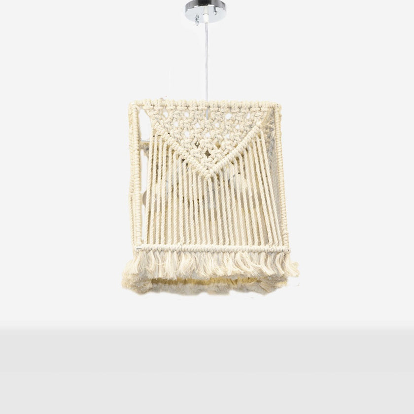 Makrami Boho Ceiling Lamp 064