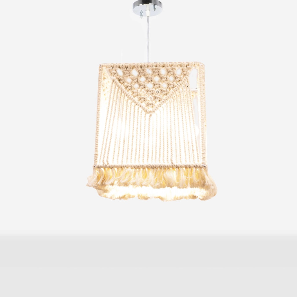 Makrami Boho Ceiling Lamp 064