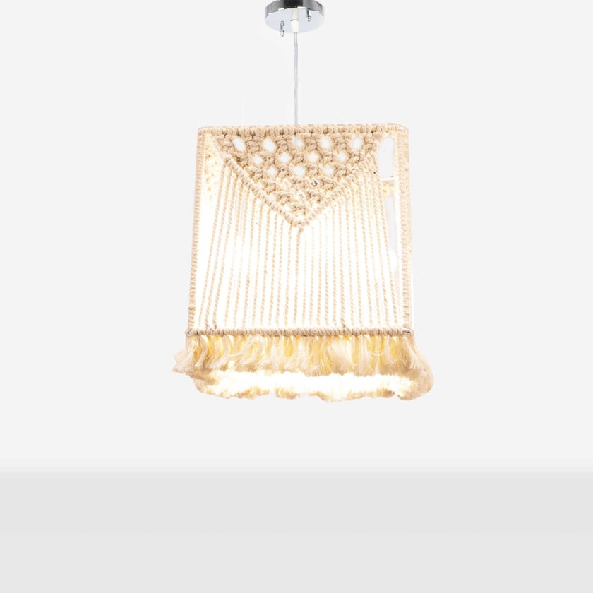 Makrami Boho Ceiling Lamp 064