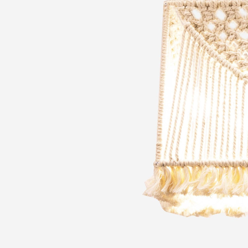 Makrami Boho Ceiling Lamp 064