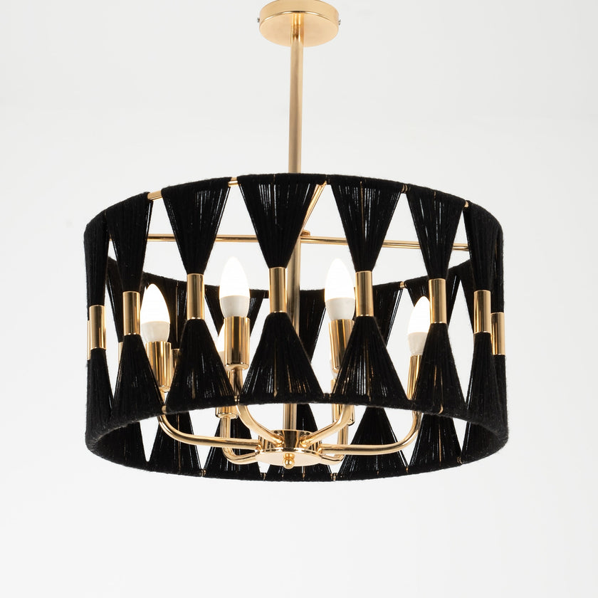 Makrami Boho Ceiling Lamp 067