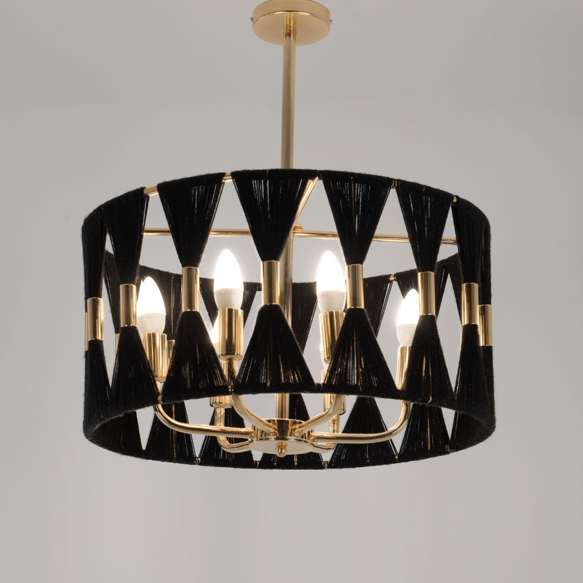 Makrami Boho Ceiling Lamp 067