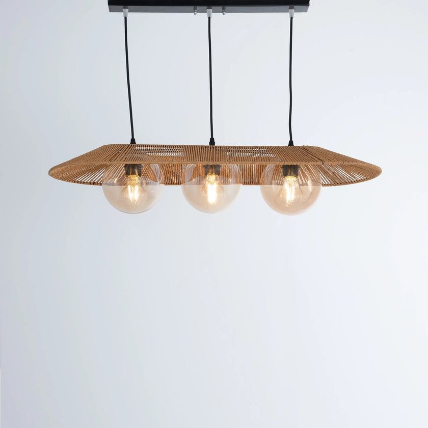 Makrami Boho Ceiling Lamp 072