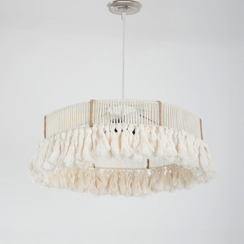 Makrami Boho Ceiling Lamp 076