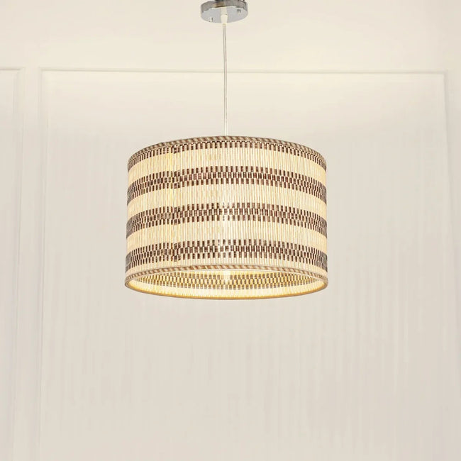 Rattan Boho Ceiling Lamp 006
