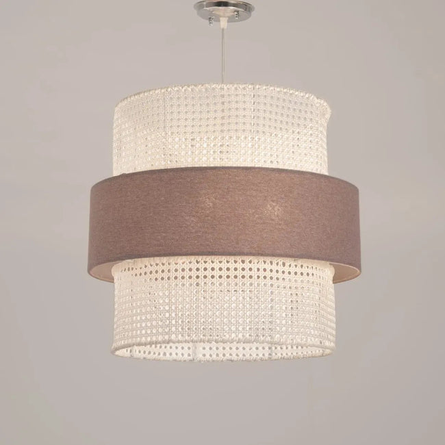 Rattan Boho Ceiling Lamp 013
